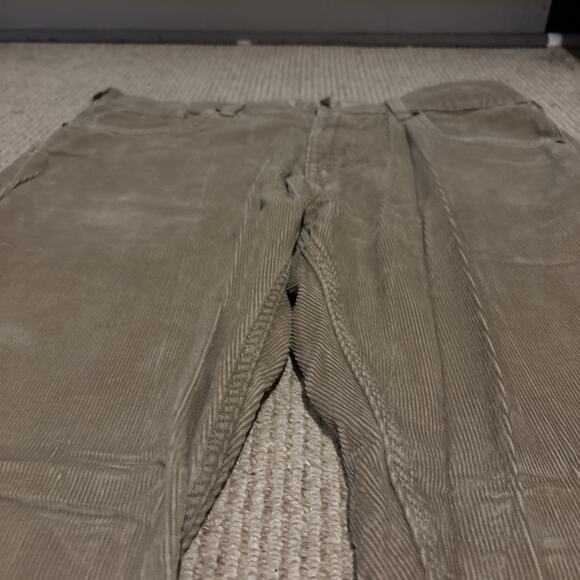 Vintage Patagonia Mens 36x32 Faded Straight Leg Corduroy Chino Pants BrownCotton - Picture 2 of 13